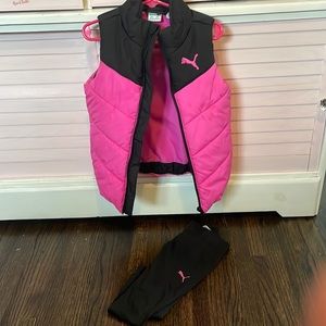 Puma vest and leggings